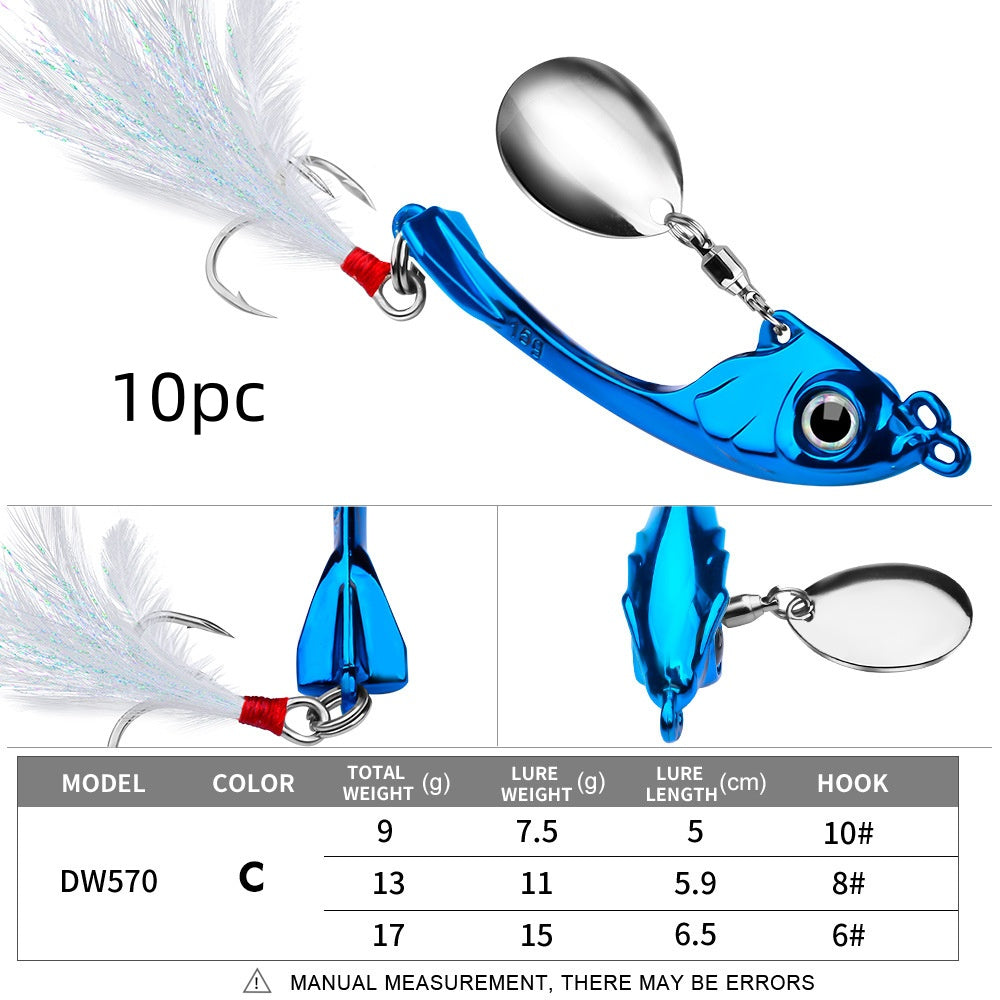 Spinning Spoon Fishing Lure