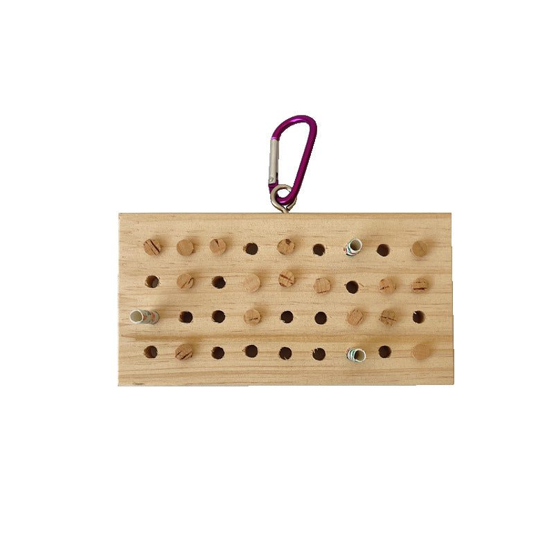 Wooden Keyboard Parrot Toy