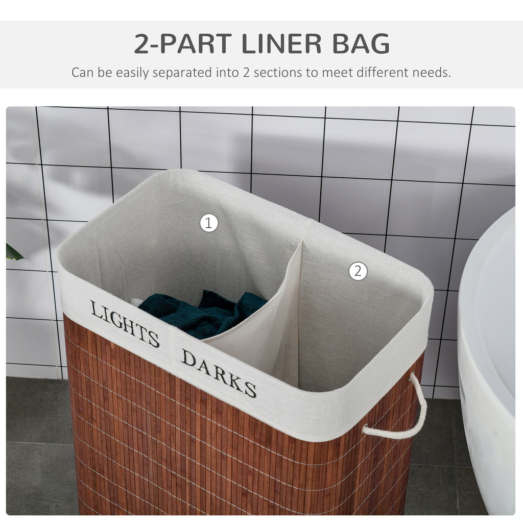 Bamboo Laundry Hamper with Lid