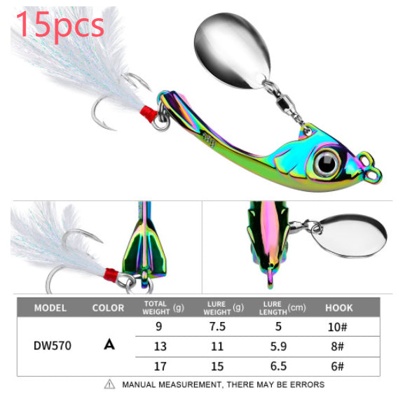 Spinning Spoon Fishing Lure