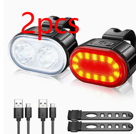 Rechargeable Bike Light Set