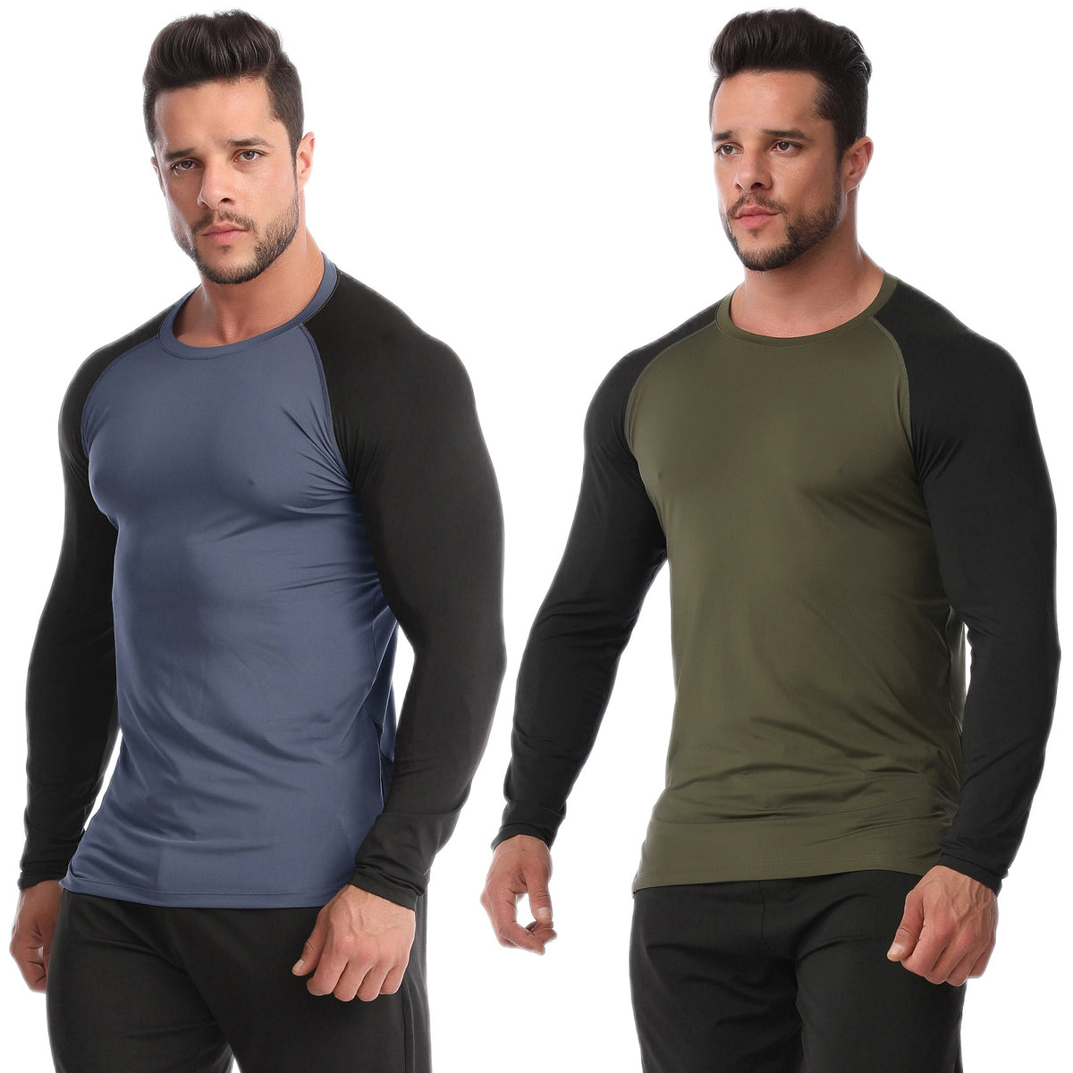 Men's Quick-Dry Compression Long-Sleeve Top