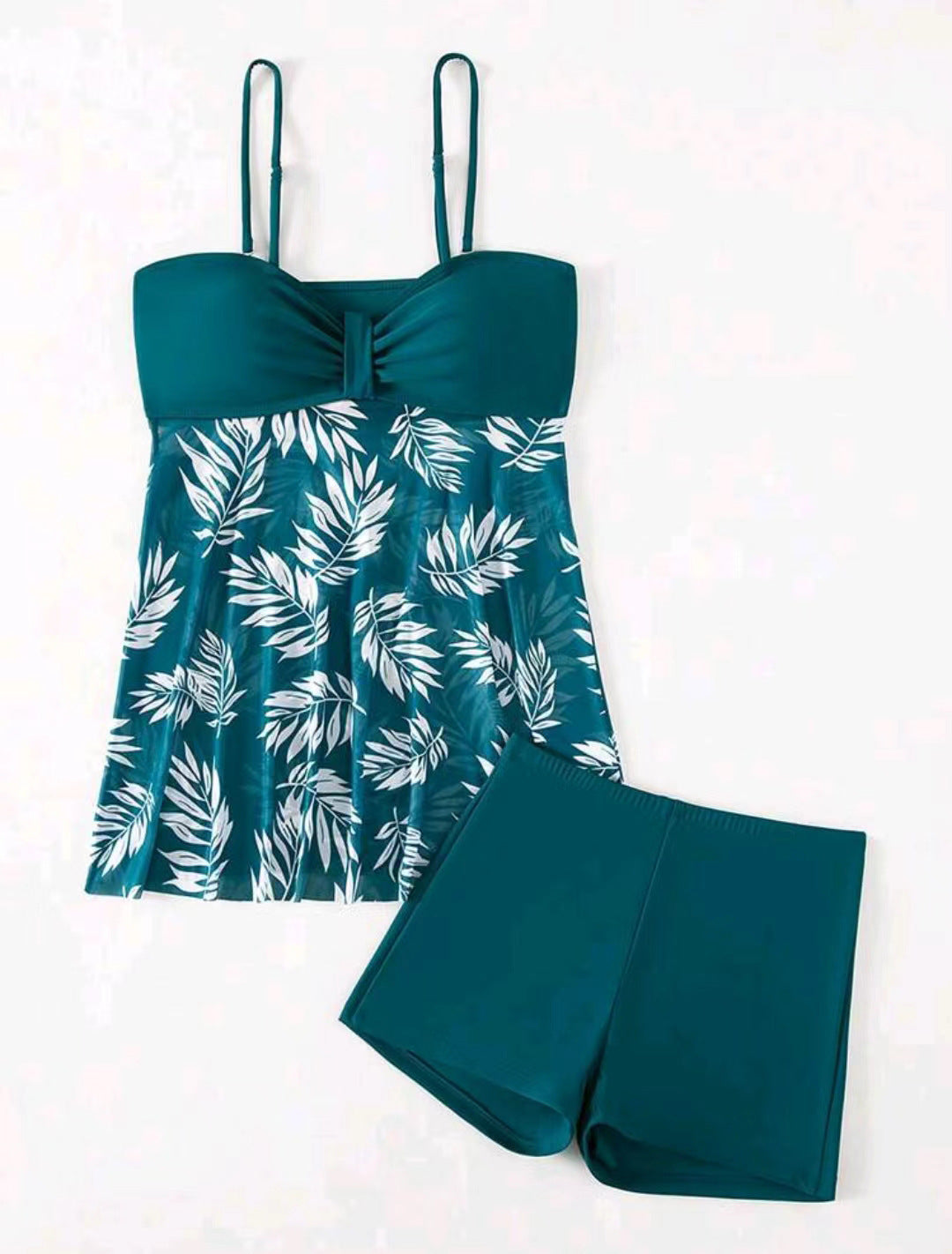 Women's High-Waist Swim Set with Shorts