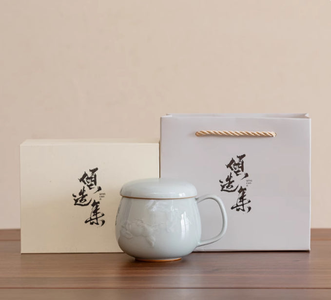 Porcelain Tea Infuser Mug