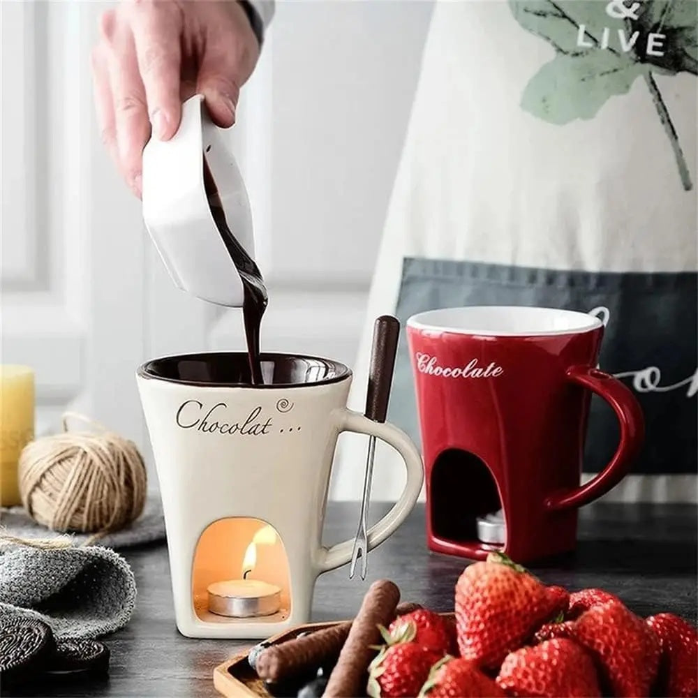Mini Fondue Mug Set