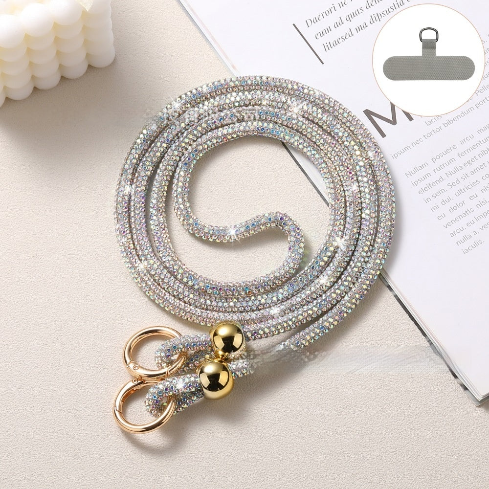 Rhinestone Phone Lanyard