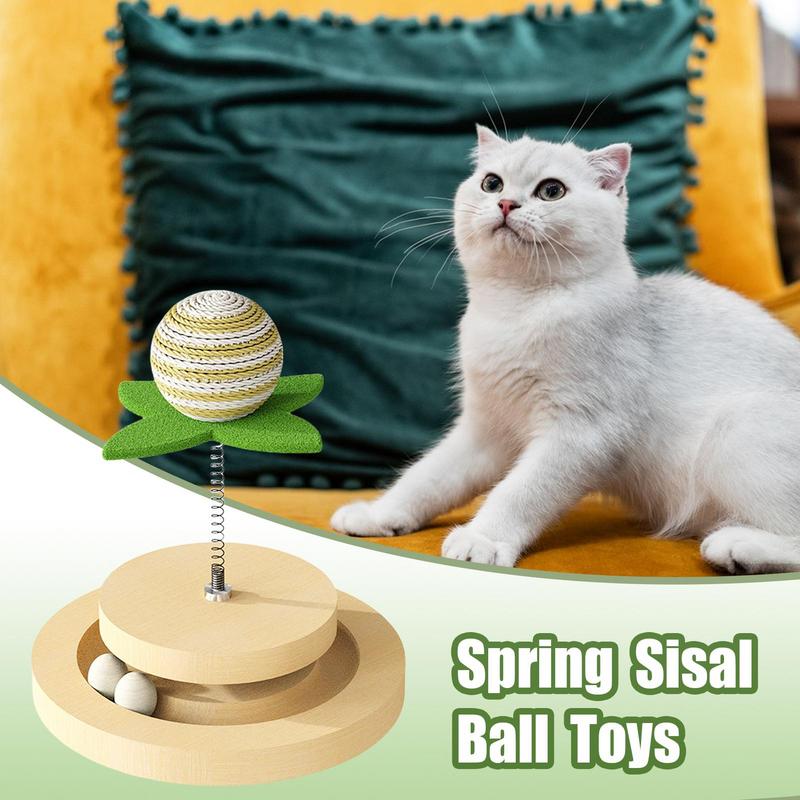Sisal Scratch Pad with Ball Track