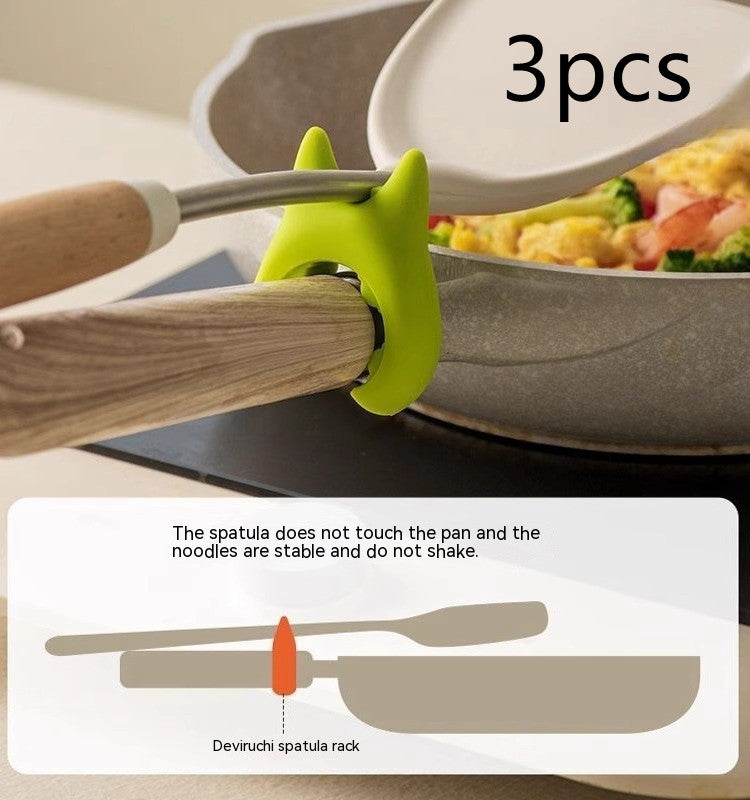 Silicone Spoon Rest & Pot Clip