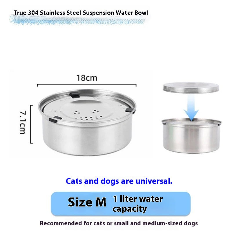 Large Stainless Pet Water Bowl
