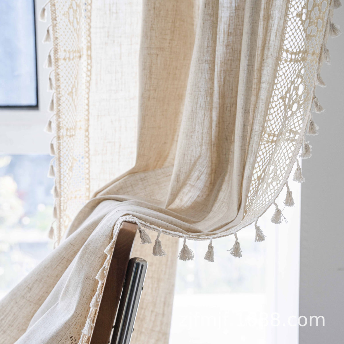 Crochet Café Curtain