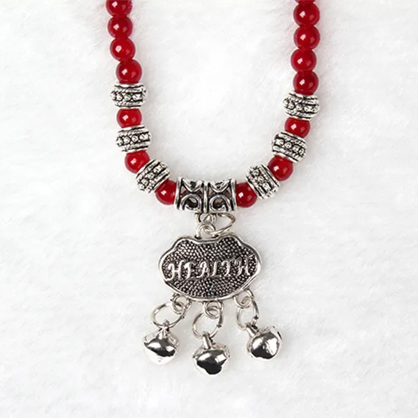 Red Agate Beaded Bracelet