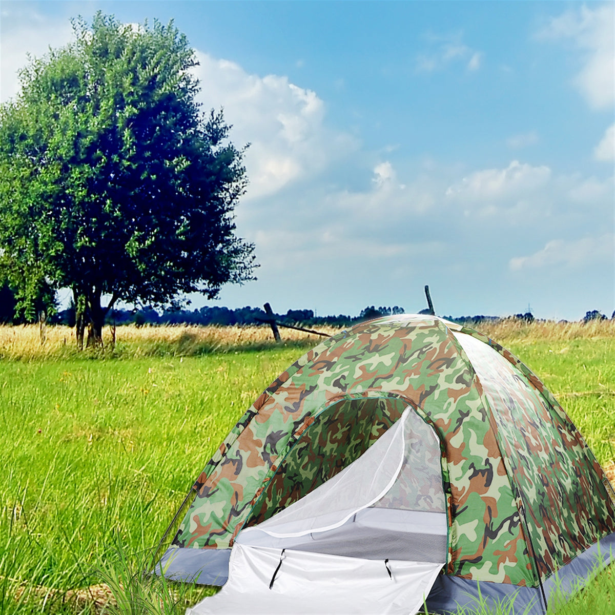 3-4 Person Camo Dome Tent