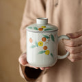 Hand-Painted Loquat Mug