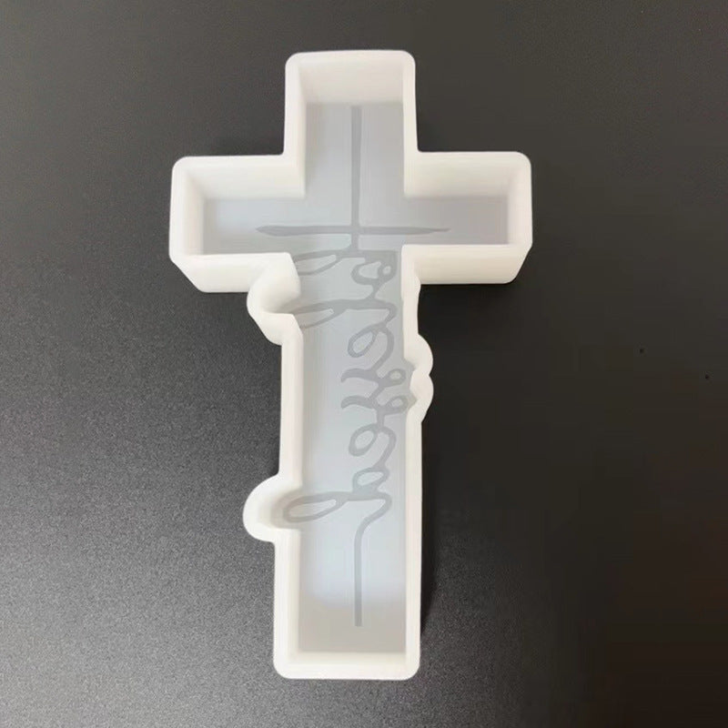 Rune Cross Candle Mold
