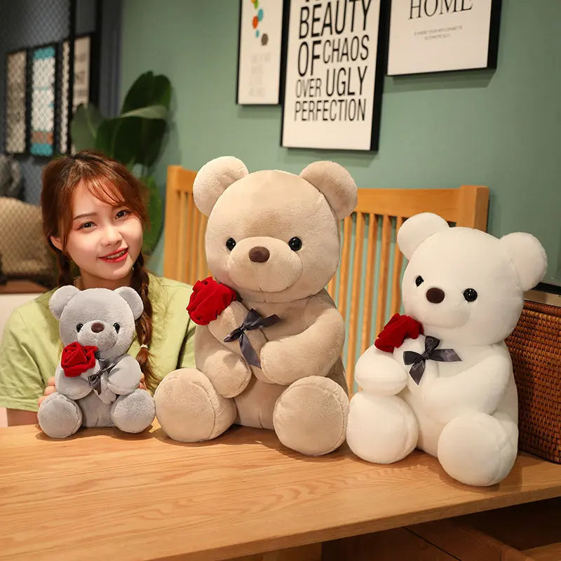 Rose Teddy Bear Plush