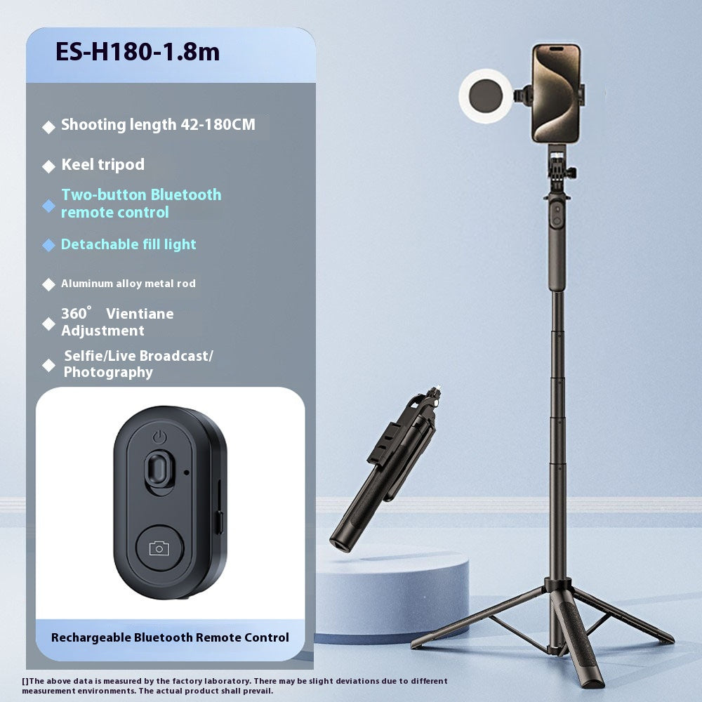 Retractable Selfie Stick Tripod with Lights