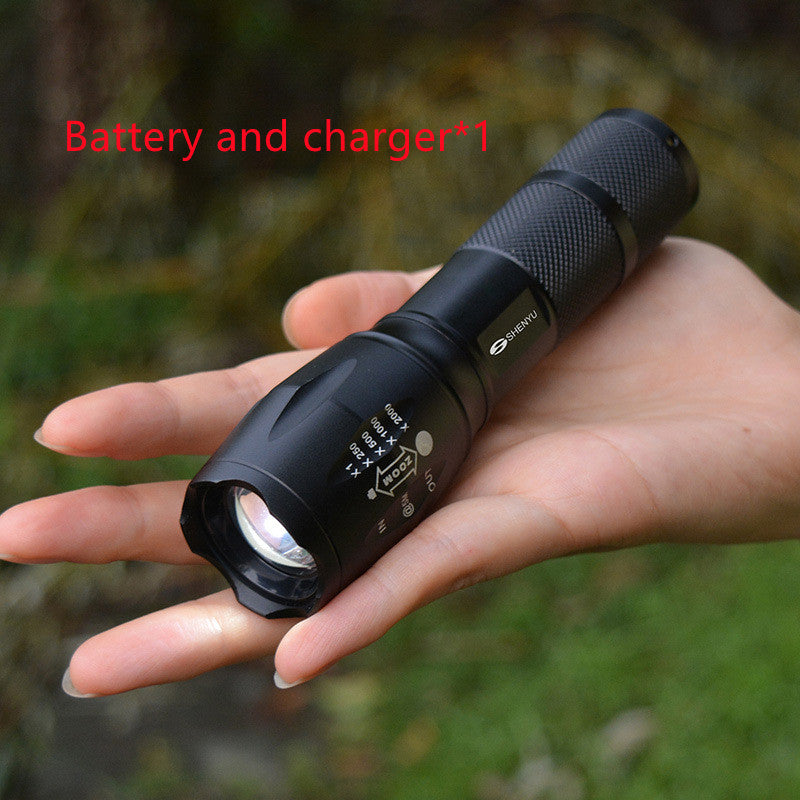 Rechargeable Aluminum Flashlight