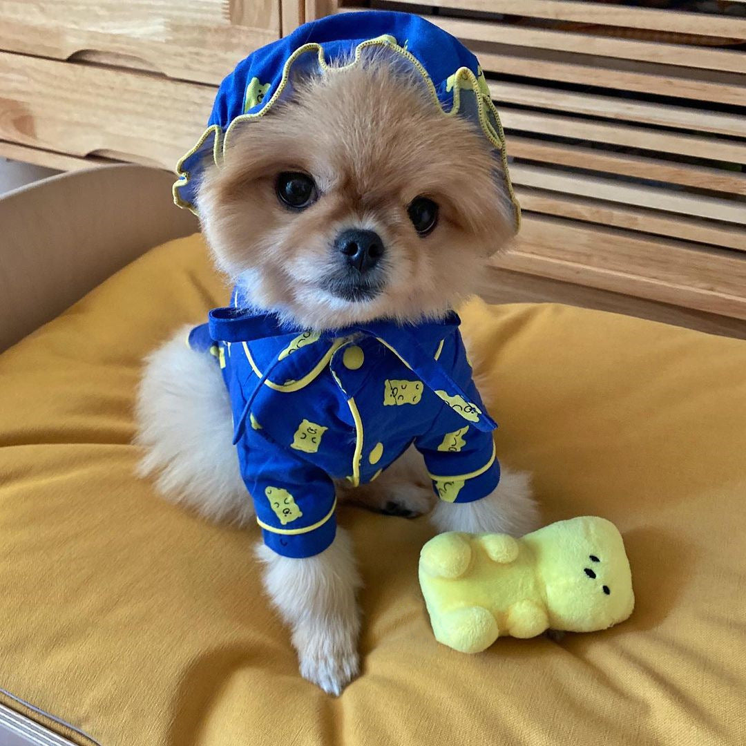 Candy Bear Pet Pajamas with Hat
