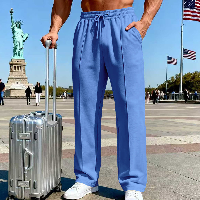 Men's Knit Straight-Leg Joggers