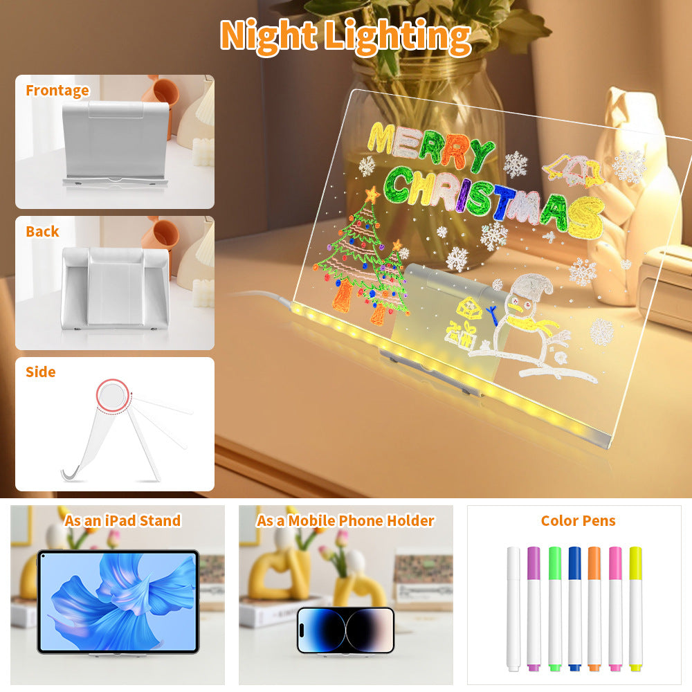 Light-Up Acrylic Message Board