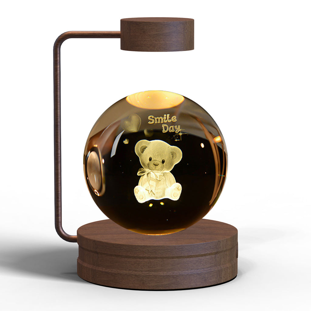 3D Crystal Ball Night Light