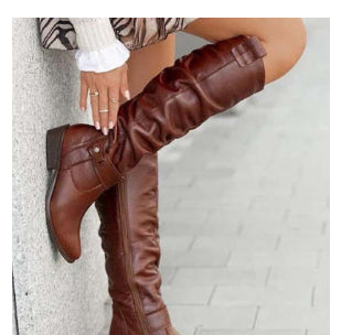 Women's Low-Heel Side-Zip Ankle Boots