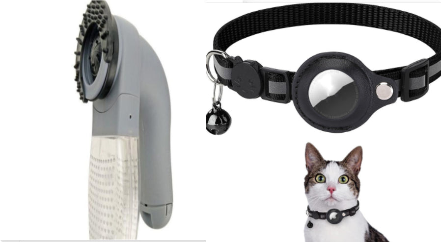 Reflective Collar with AirTag Holder