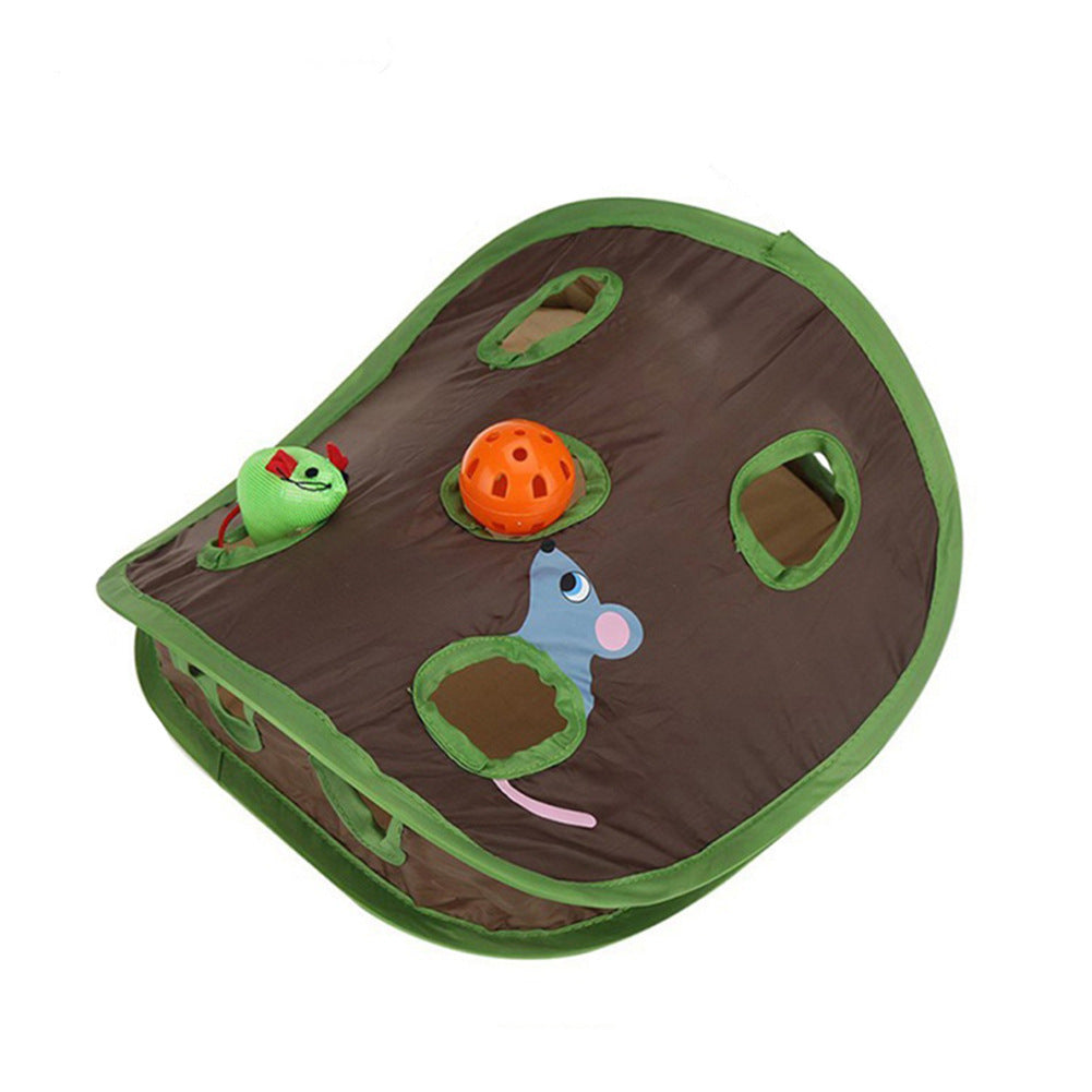 9-Hole Cat Hide & Seek Mat