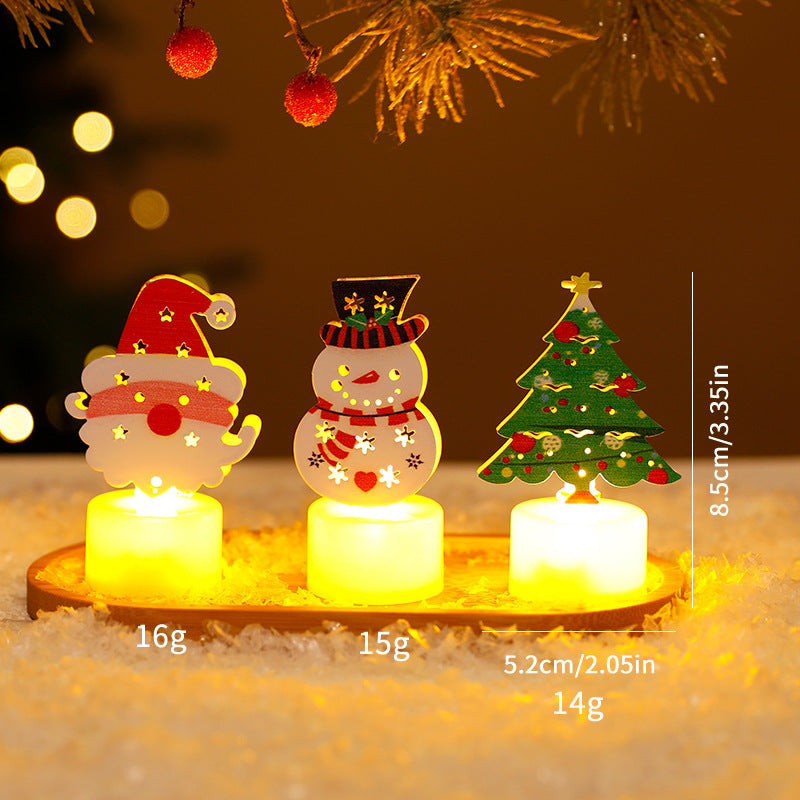 LED Christmas Candle Figures