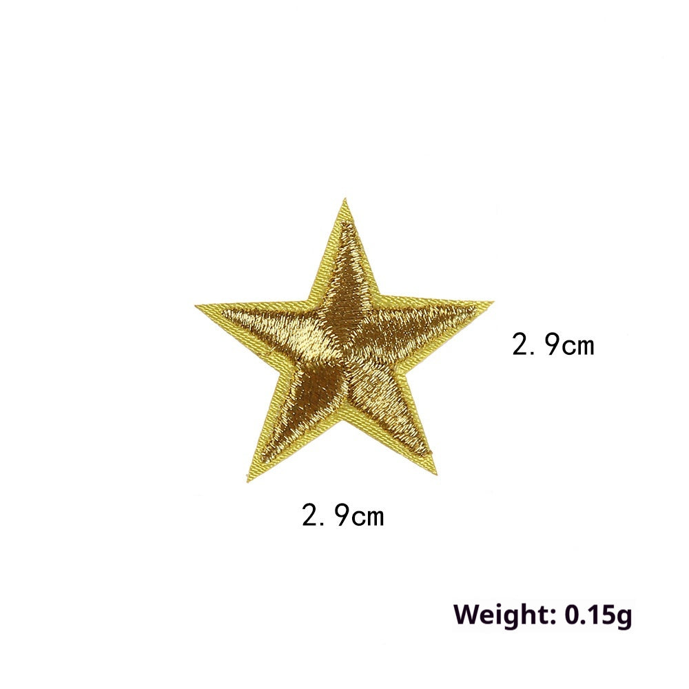 Embroidered Star Patches