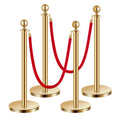Gold Stanchions & Red Velvet Ropes