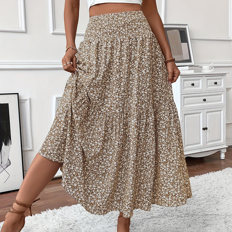 Boho Floral Maxi Skirt
