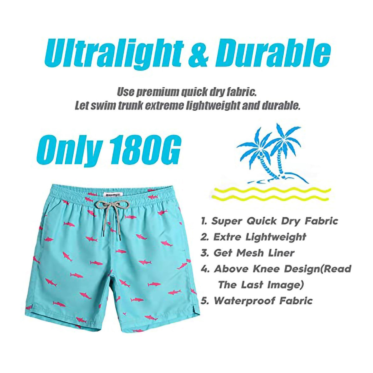Men's Quick-Dry Beach Shorts