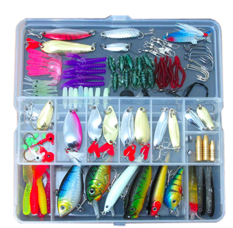 132-Piece Fishing Lure Kit