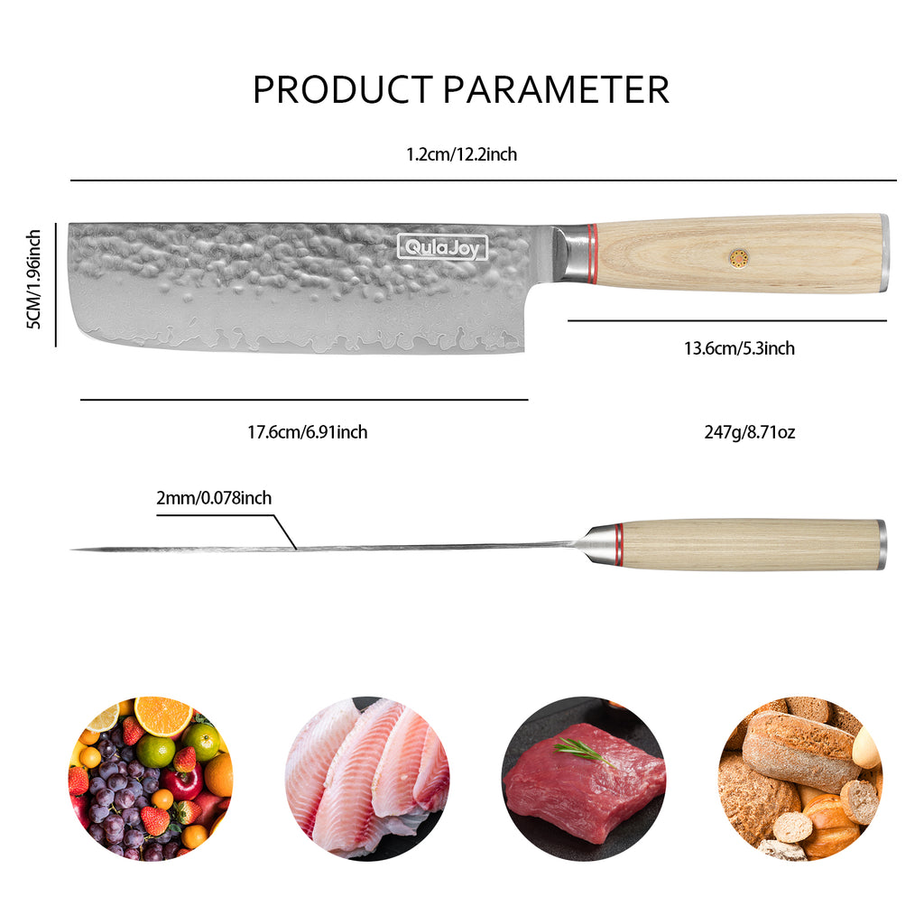 67-Layer Damascus Kitchen Knife