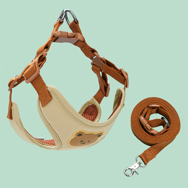 Bear Head Dog Harness