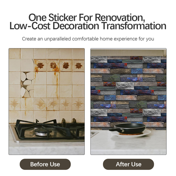 Peel & Stick Stone Brick Wallpaper