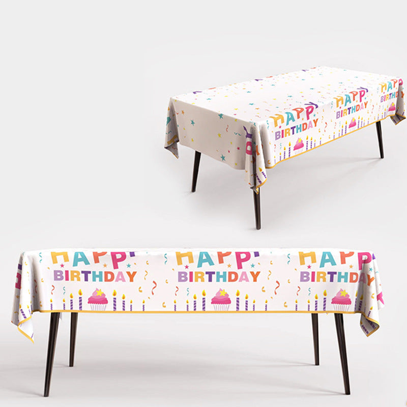 Metallic Foil Party Tablecloth