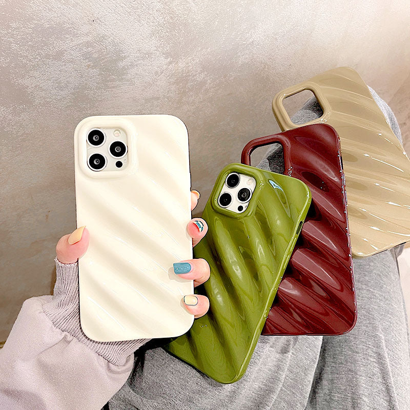 Pleated Silicone iPhone Case