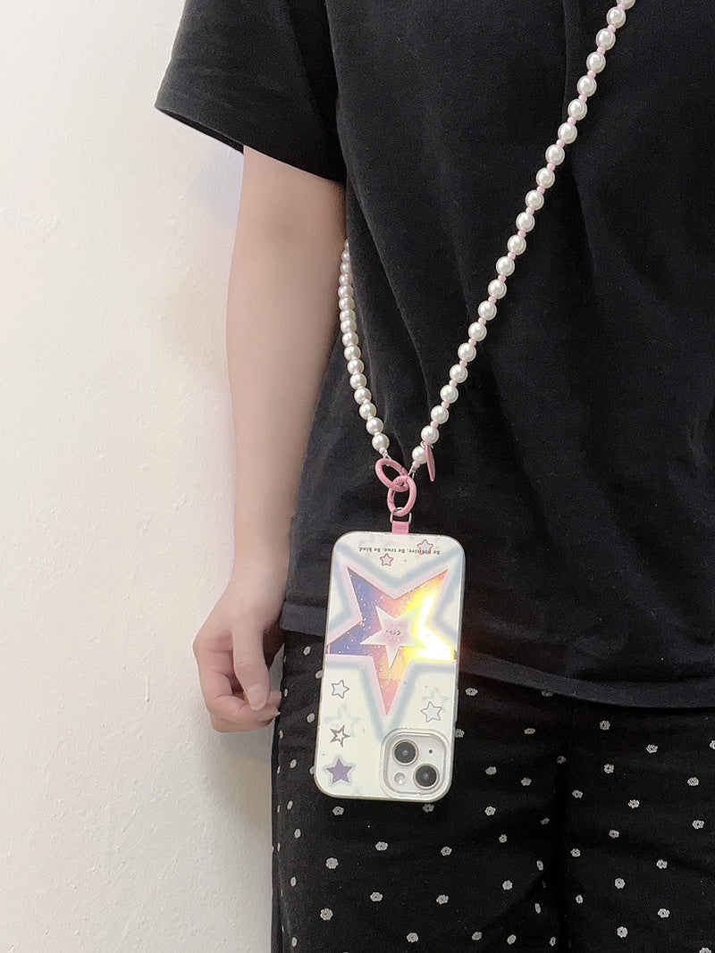 Heart & Pearl Phone Wrist Strap