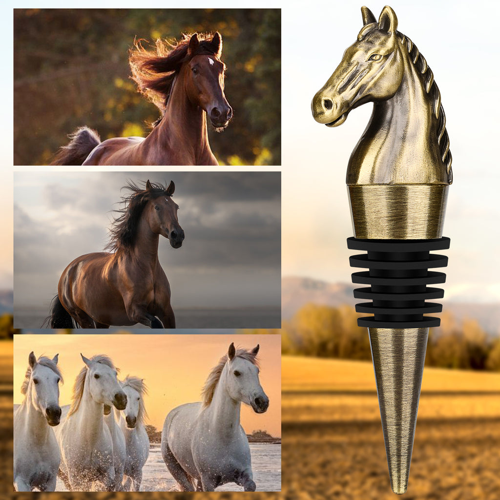 Horse Head Wine Stopper