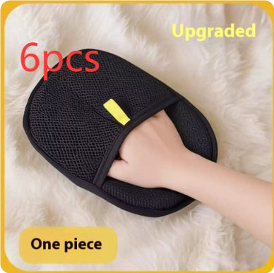 Pet Hair Remover Grooming Gloves