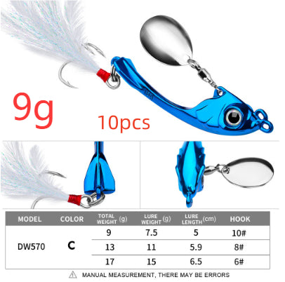 Spinning Spoon Fishing Lure