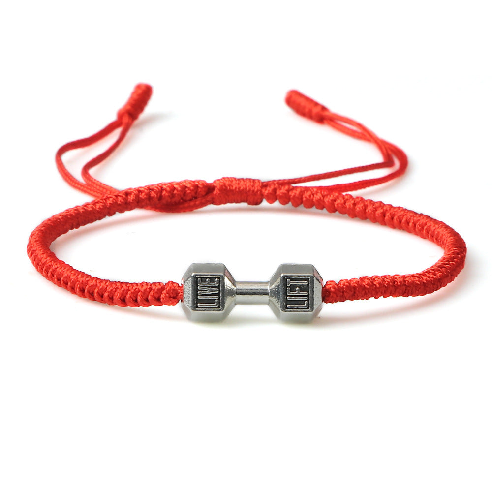 Woven Dumbbell Bracelet