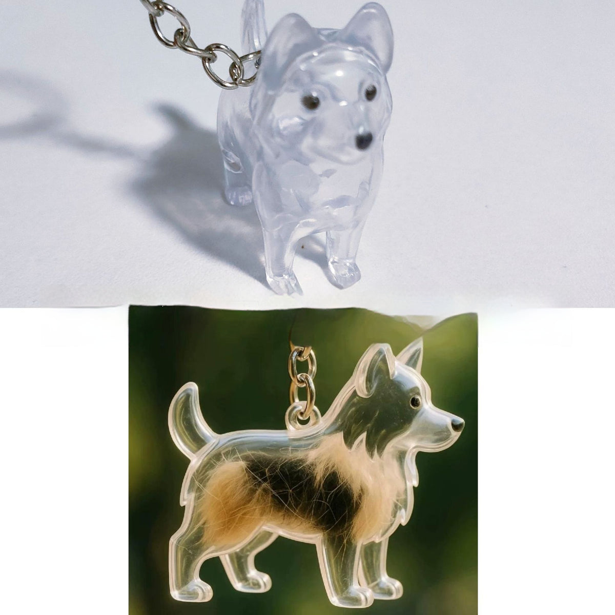 Dog Breed Fuzzy Keychain
