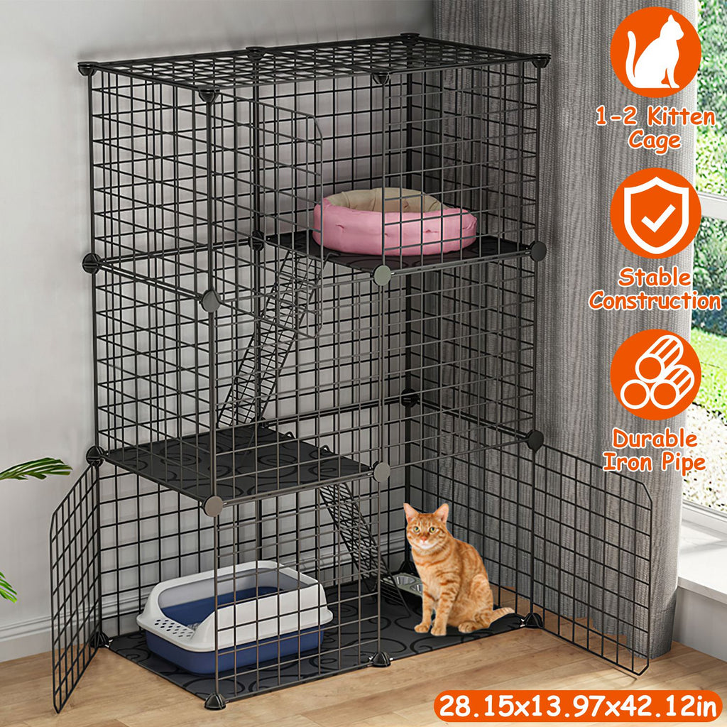3-Tier DIY Cat Playpen