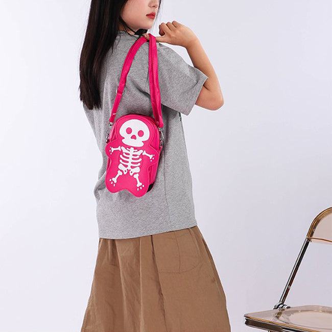 Cute Skull Crossbody Phone Bag