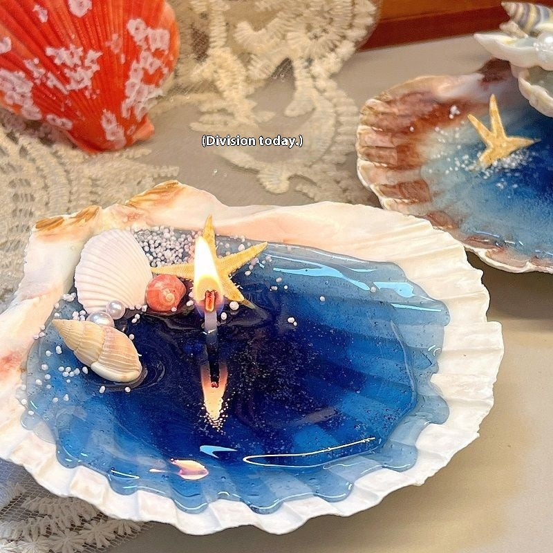 Seashell Candle