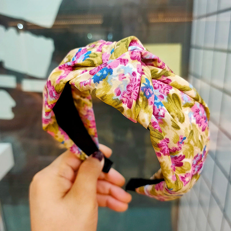 Wide Printed Fabric Headband