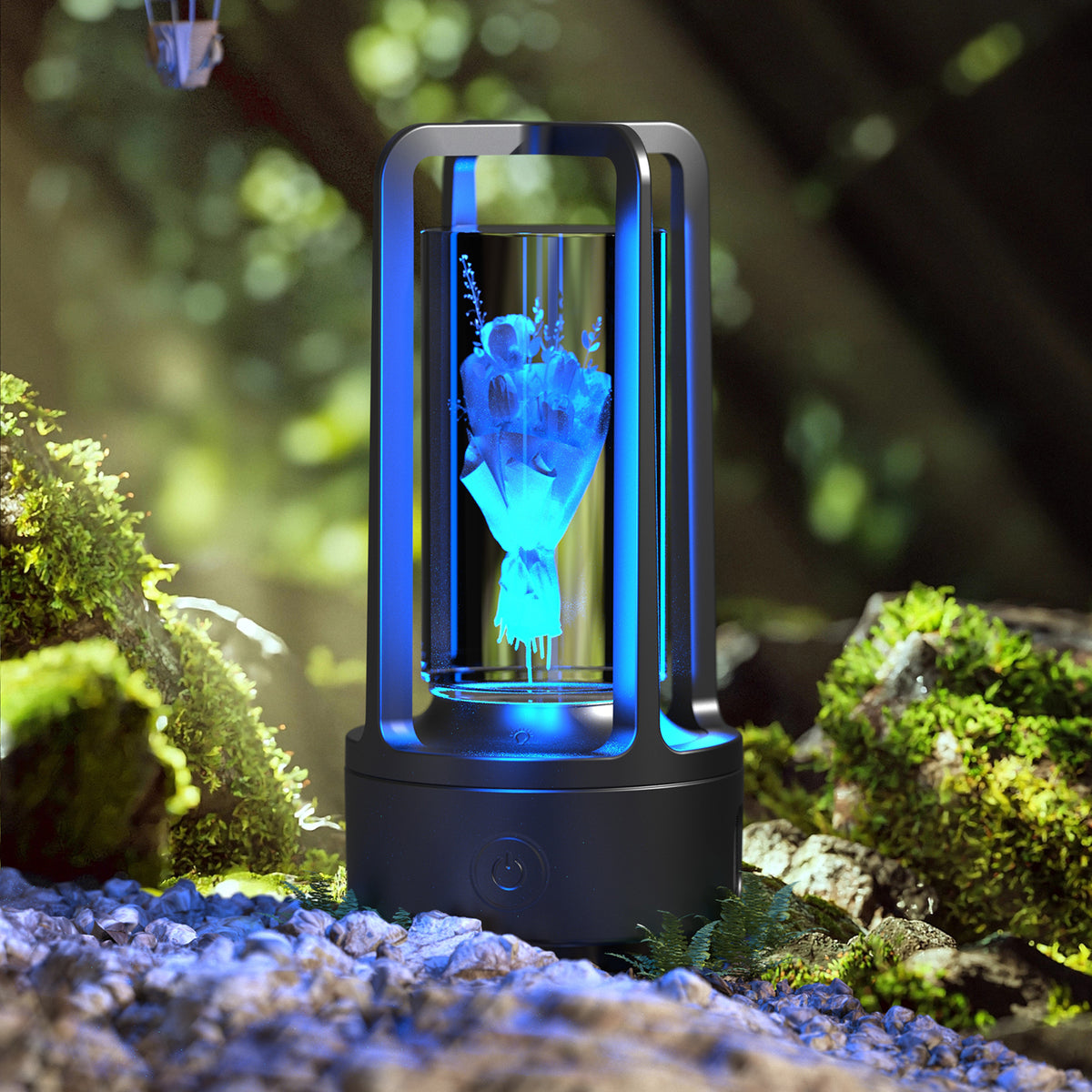 Acrylic Night Lamp & Bluetooth Speaker